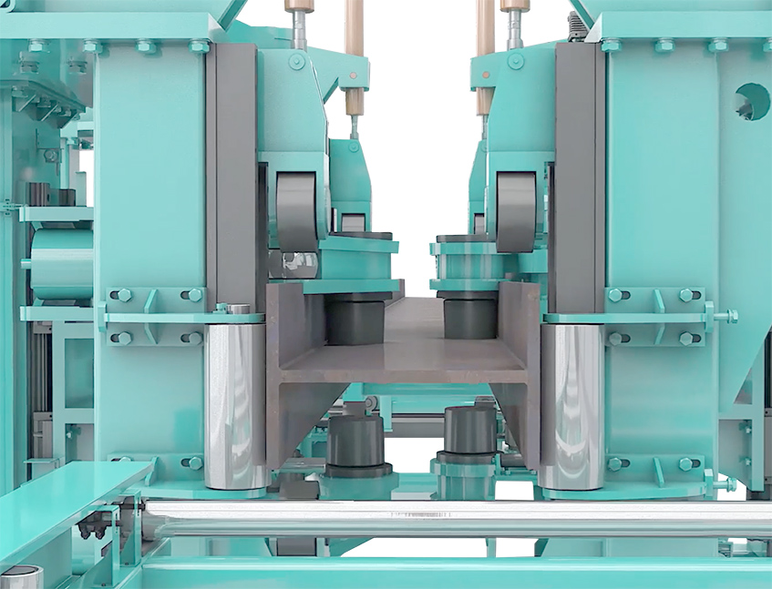 H-beam Horizontal-type Flange Plate Straightening Machine
